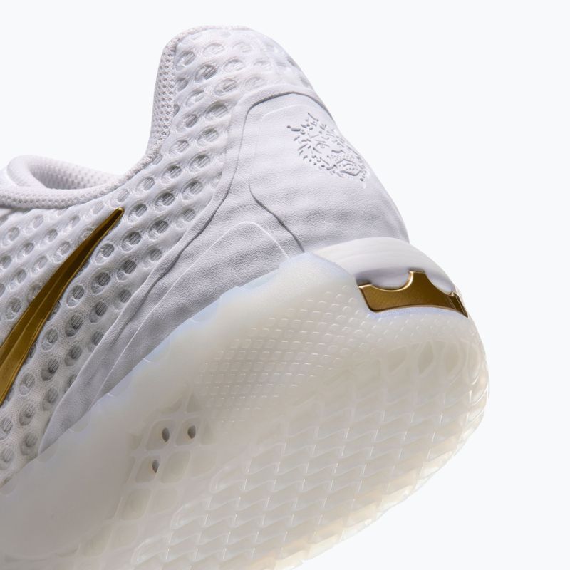 Vyriški krepšinio bateliai Nike LeBron Witness X white/white/photon dust/metallic gold 5