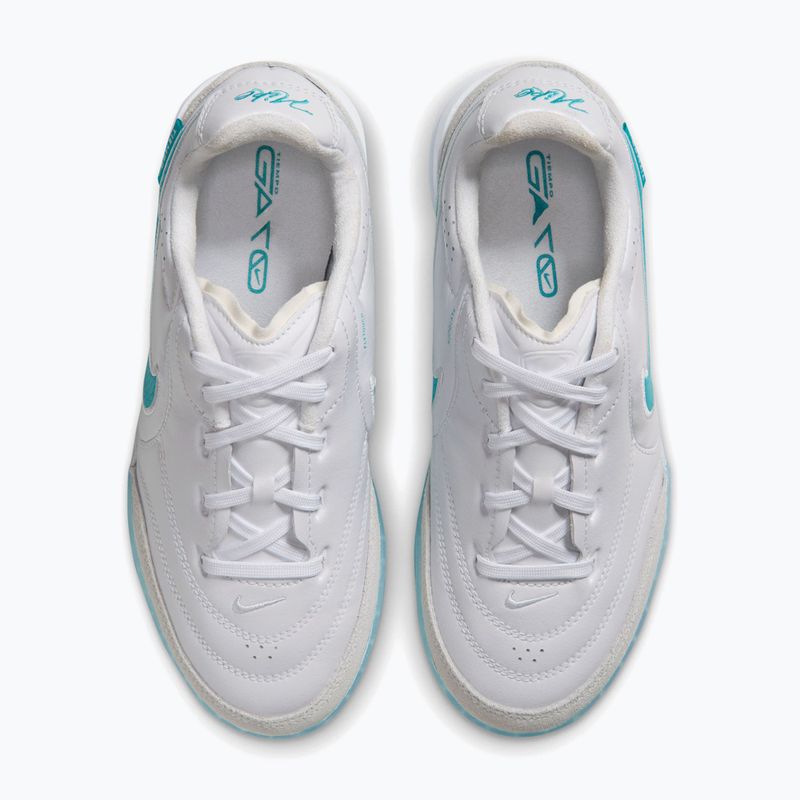 Vaikiški futbolo bateliai Nike Tiempo Streetgato Jr white/white/dusty cactus 3