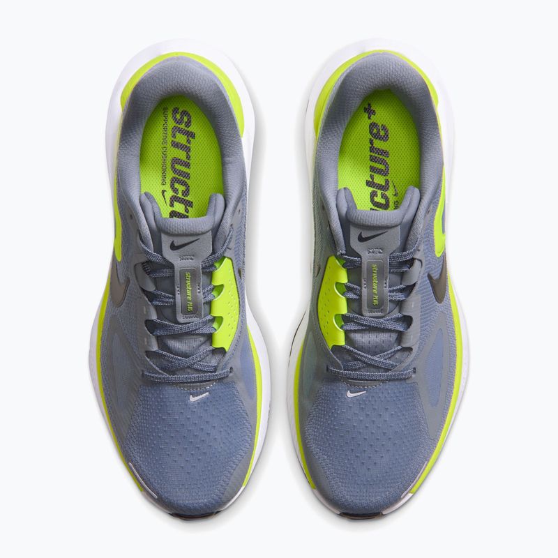 Vyriški bėgimo batai Nike Structure Plus Cool Grey/Lemon Venom/White/Black 4