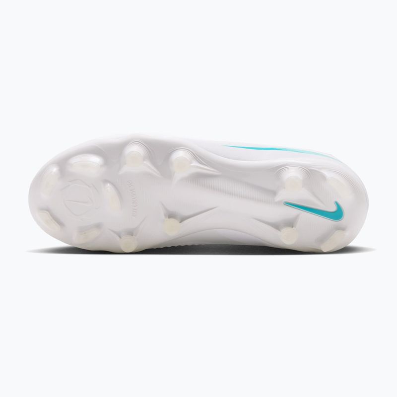 Vaikiški futbolo bateliai Nike Phantom 6 High Academy Jr FG/MG white/white/dusty cactus 4