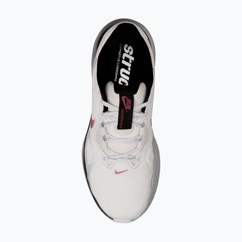 Moteriški bėgimo batai Nike Structure 26 vast grey/metallic silver/black 2
