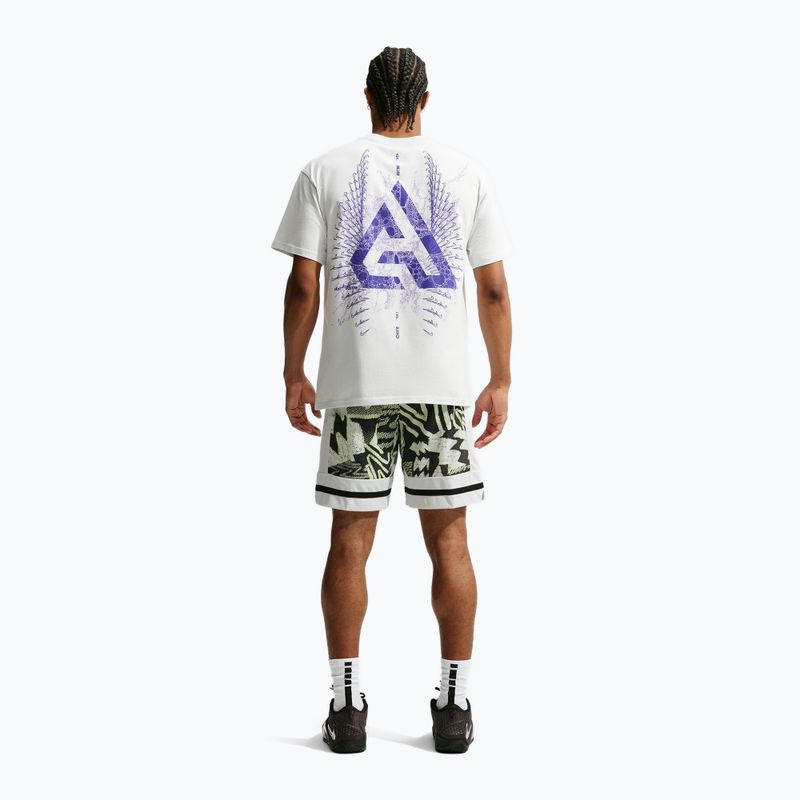Vyriški krepšinio šortai Nike Giannis volt/off white/off white 3