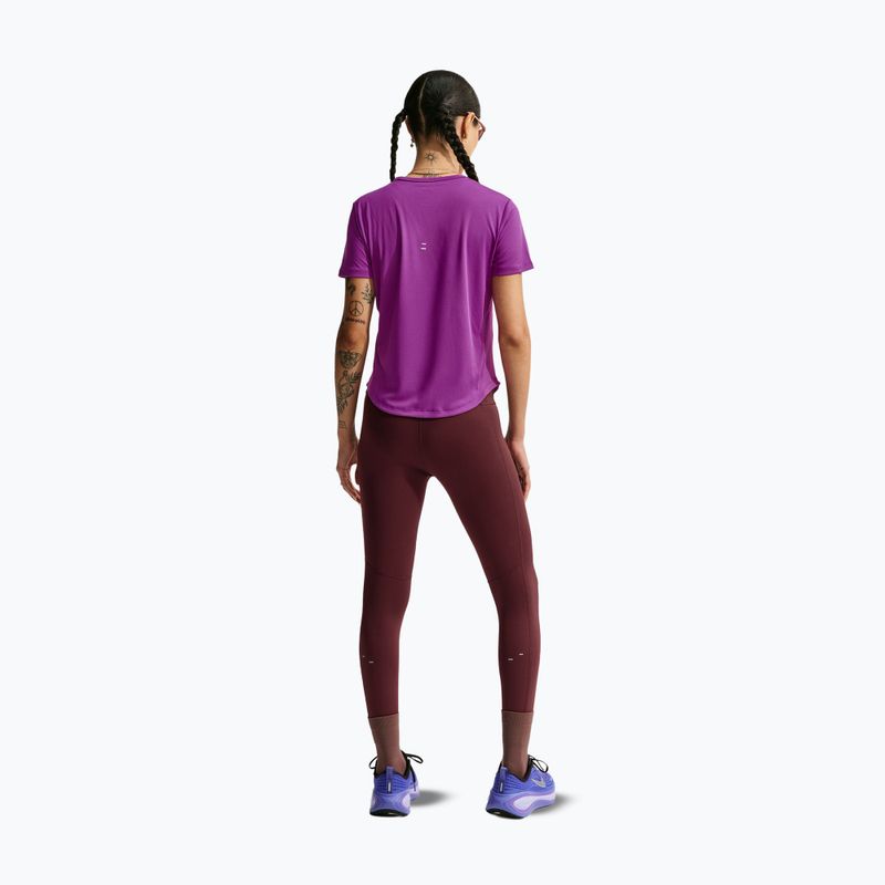 Moteriški bėgimo marškinėliai Nike Tempo SS bold berry 3