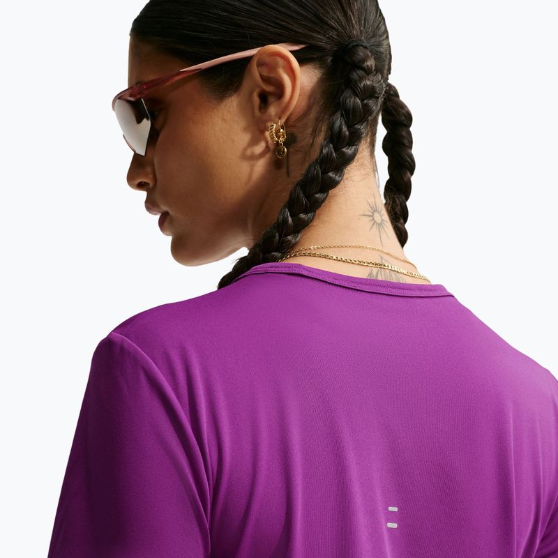Moteriški bėgimo marškinėliai Nike Tempo SS bold berry 6
