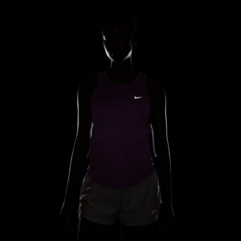 Moteriški bėgimo marškinėliai Nike Tempo Dri-Fit Tank Top bold berry 7