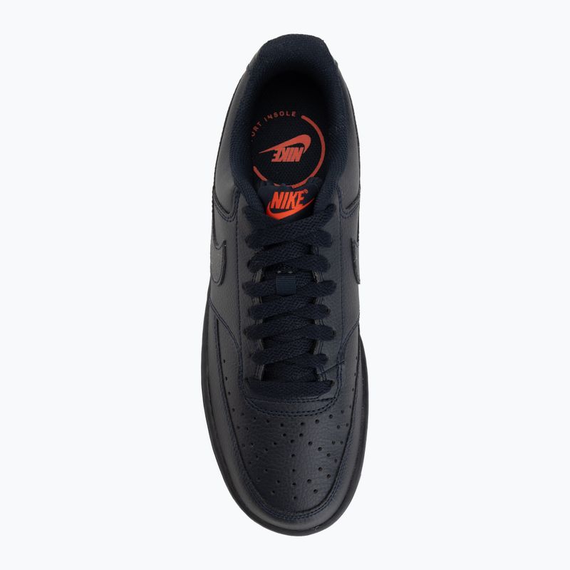 Vyriški batai Nike Court Vision Low Next Nature dark obsidian/picante red/dark obsidian 5