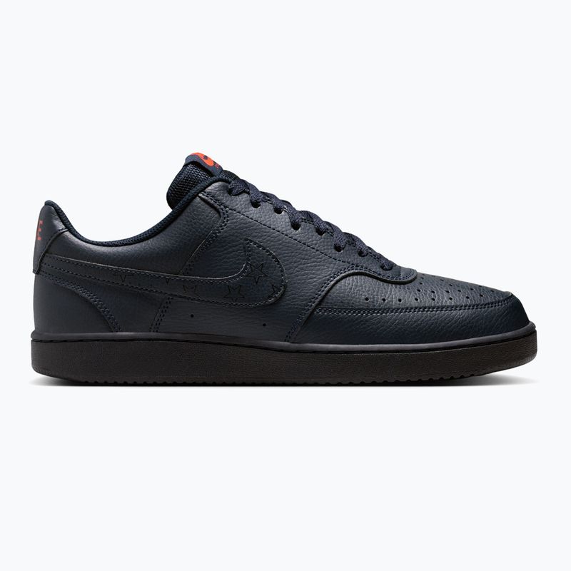 Vyriški batai Nike Court Vision Low Next Nature dark obsidian/picante red/dark obsidian