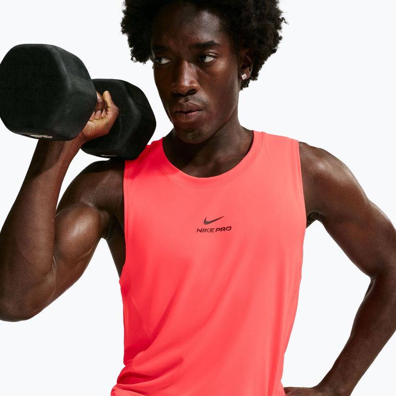 Vyriški treniruočių marškinėliai Nike Pro Training Dri-Fit laser crimson/black 4