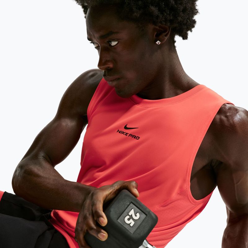 Vyriški treniruočių marškinėliai Nike Pro Training Dri-Fit laser crimson/black 6