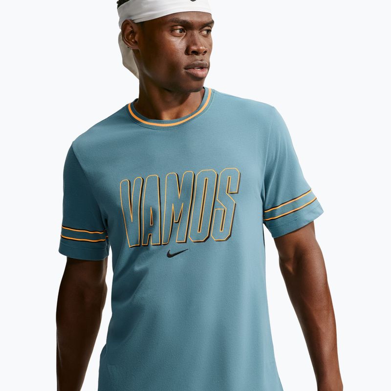 Vyriški marškinėliai Nike Court Dri-FIT Cotton smokey blue 4