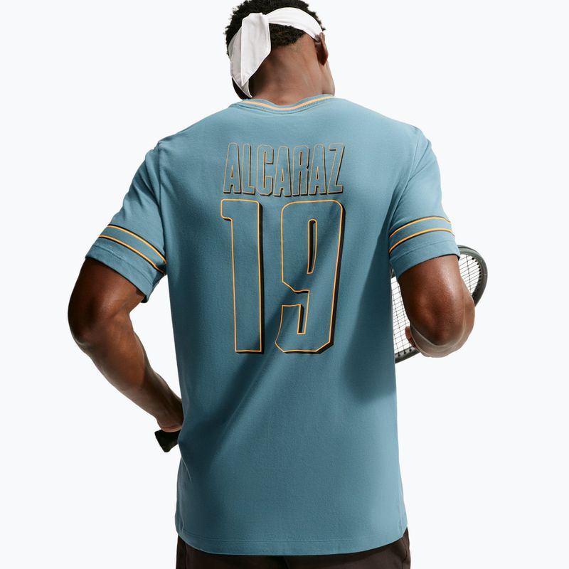 Vyriški marškinėliai Nike Court Dri-FIT Cotton smokey blue 5