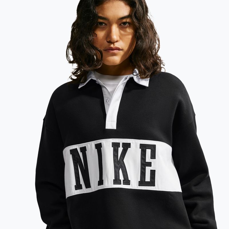 Moteriškas džemperis Nike Studio Fleece Medium Weight total black/sail/sail 4