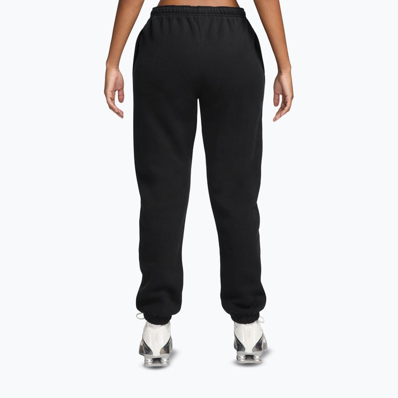 Moteriškos kelnės Nike Studio Fleece total black/sail 2