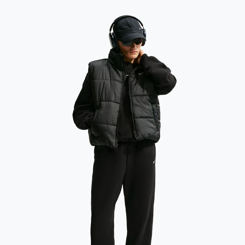 Moteriškos kelnės Nike Studio Fleece Medium Weight total black/sail 4