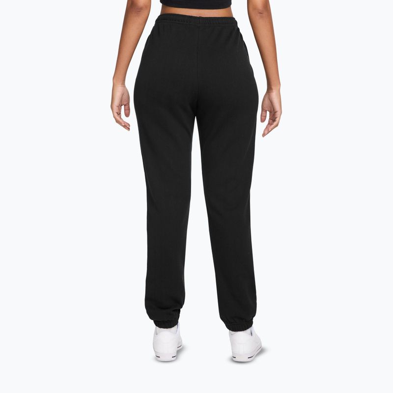 Moteriškos kelnės Nike Studio Fleece total black/sail 2