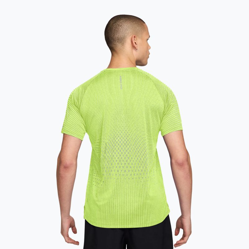 Vyriški bėgimo marškinėliai Nike Stride Aero-FIT light lemon twist 2