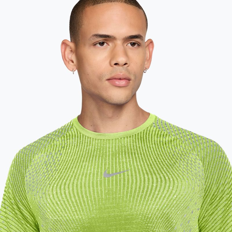 Vyriški bėgimo marškinėliai Nike Stride Aero-FIT light lemon twist 3