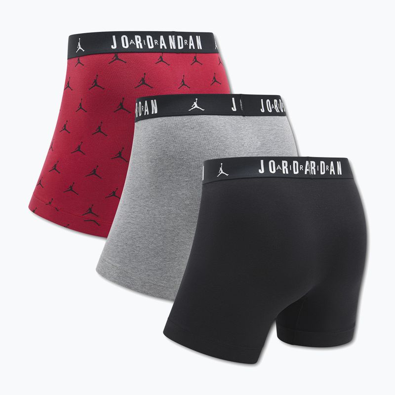 Vyriškos trumpikės  Jordan JHM Flight Cotton Essential 3 pairs gym red 2
