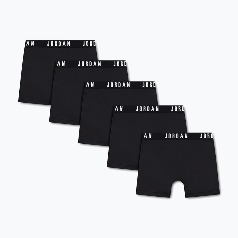 Vyriškos Nike Jordan Poly 5 vnt. juodos spalvos bokserinės kelnaitės 2