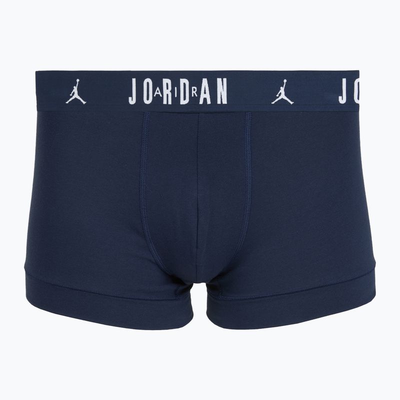 Vyriškos Nike Jordan Cotton Trunk bokserinės kelnaitės 5 vnt. sportiškos raudonos/juodos spalvos 3