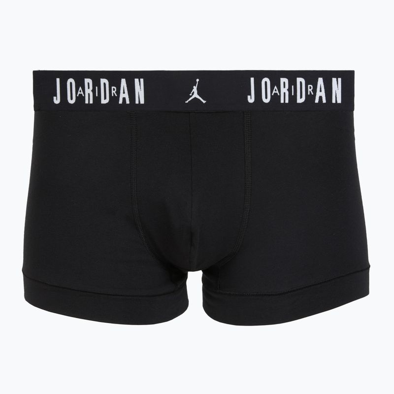Vyriškos Nike Jordan Cotton Trunk bokserinės kelnaitės 5 vnt. sportiškos raudonos/juodos spalvos 5