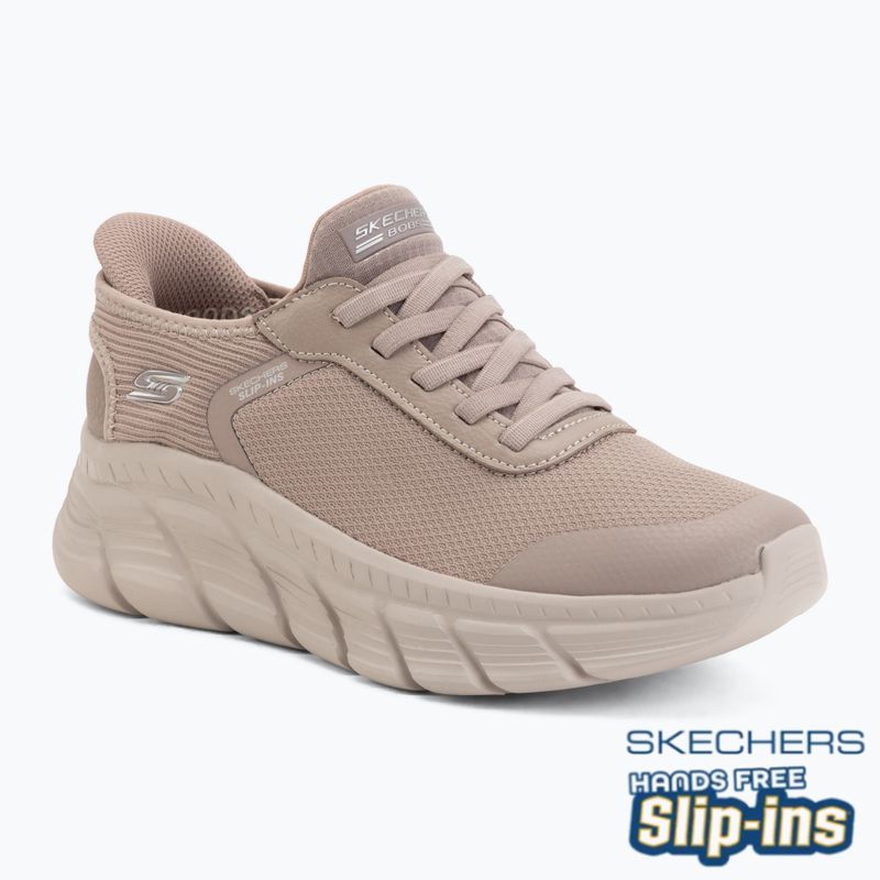 Moteriški batai SKECHERS Bobs B Flex Hi Linear Force gray