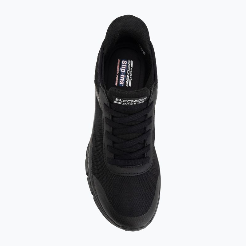 Moteriški batai SKECHERS Bobs B Flex Hi Linear Force black 5