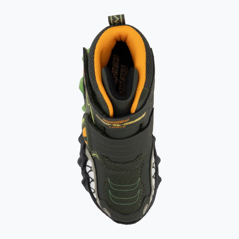 Vaikiški sniego batai SKECHERS Skech-O-Saurus Lights 2.0 green 5