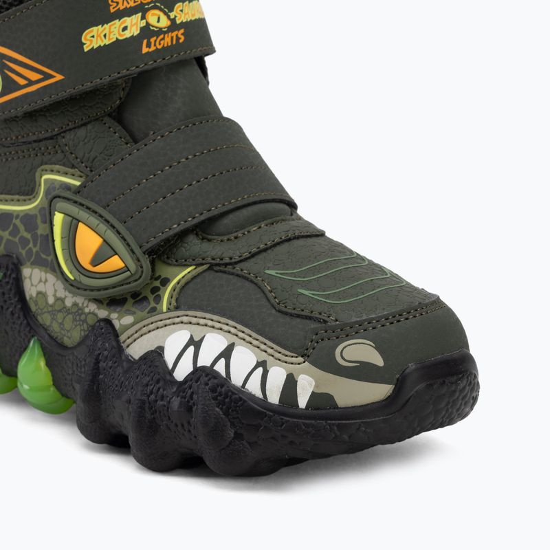 Vaikiški sniego batai SKECHERS Skech-O-Saurus Lights 2.0 green 7