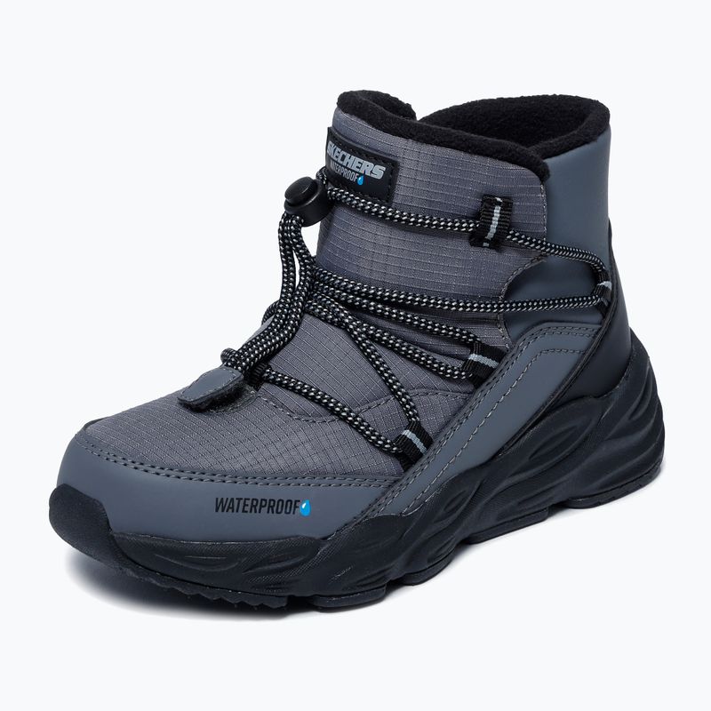 Vaikiški žieminiai batai SKECHERS Turbo Tread Storm Glider gray 4