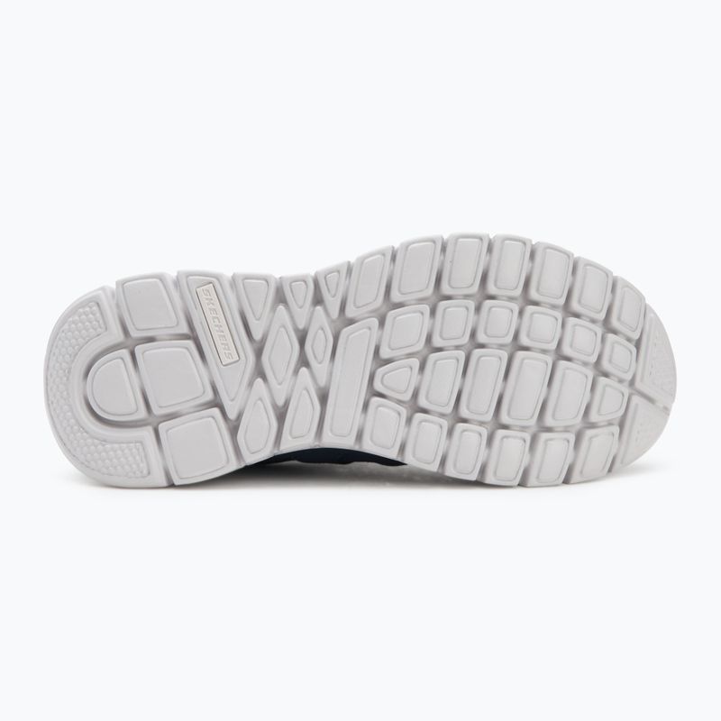 Vyriški batai SKECHERS Burns Agoura tamsiai mėlyni/oranžiniai 4