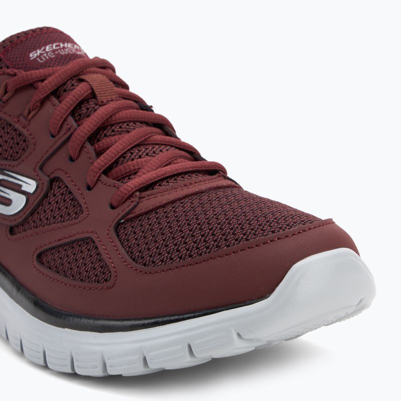 Vyriški batai SKECHERS Burns Agoura bordo spalvos 7