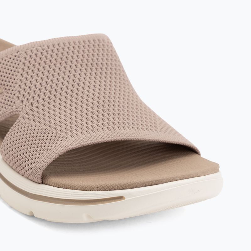 Moteriškos šlepetės SKECHERS Go Walk Arch Fit 2.0 Dakota brown 7