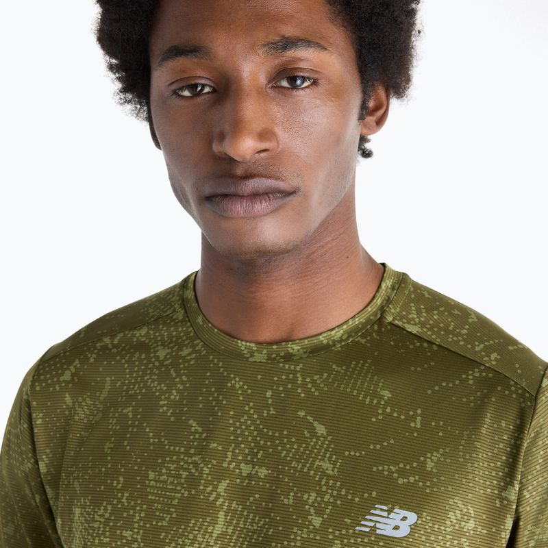 Vyriški marškinėliai New Balance Essentials Printed T-Shirt wakame/sport green 4