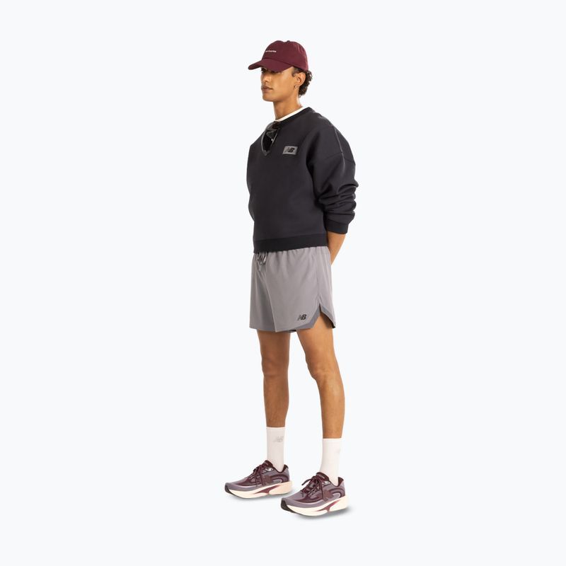 Vyriški bėgimo šortai New Balance Run Essentials 5" Short off-line grey/smoked violet 2