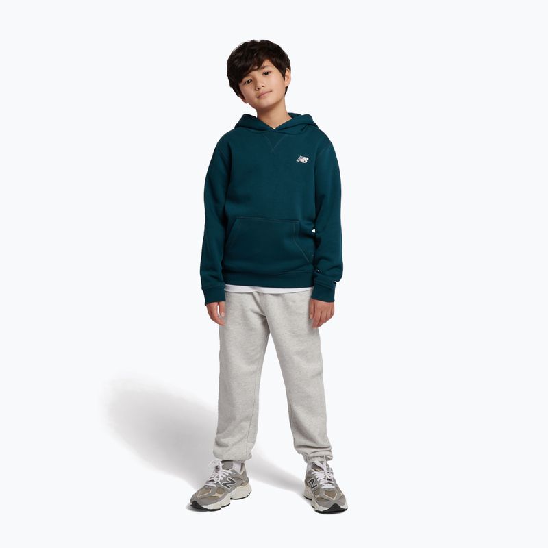 Vaikiškas džemperis New Balance Brush Back Small Logo Hoodie medusa green 2