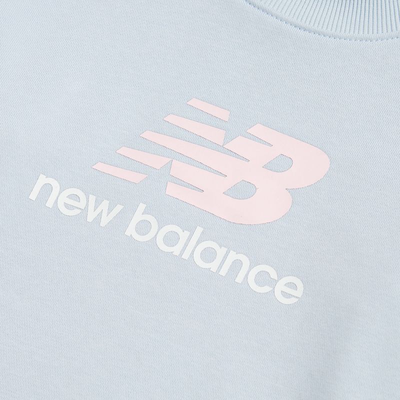Vaikiškas džemperis New Balance FT Stacked Logo Crew oxford blue 8