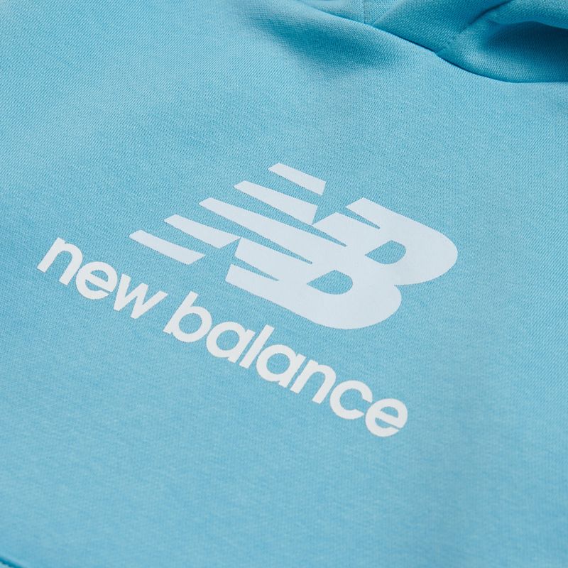 Vaikiškas džemperis New Balance BB Stacked Logo Hoodie taffy blue 3