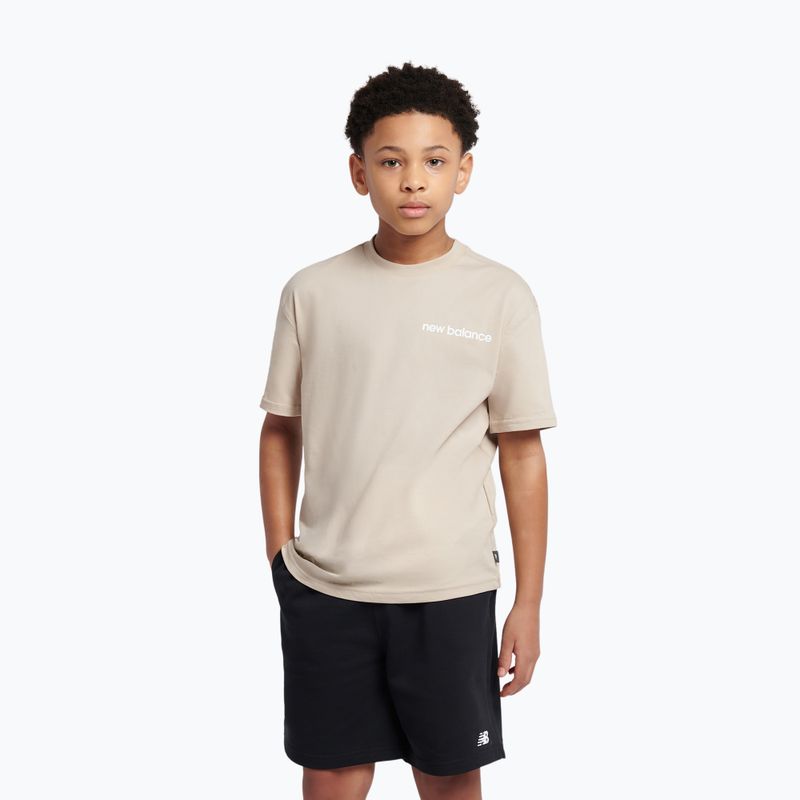 Vaikiški marškinėliai New Balance 574 Shoe Graphic Tee timberwolf
