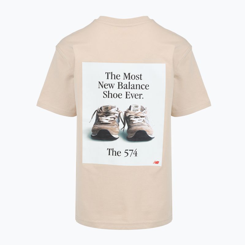 Marškinėliai New Balance 574 Shoe Graphic Tee timberwolf 7