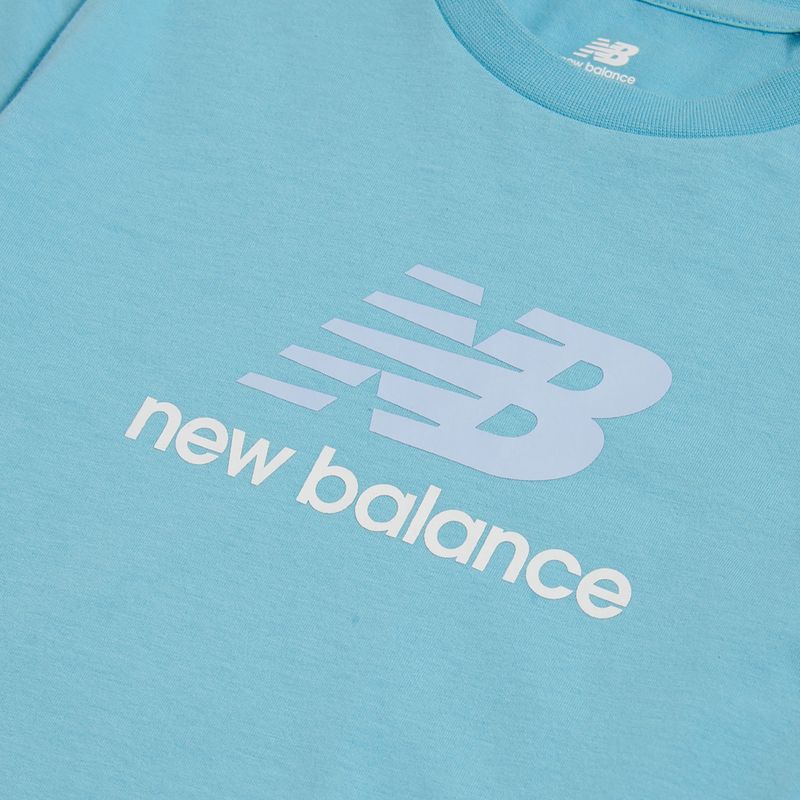Vaikiški marškinėliai New Balance Jersey Stacked Logo Tee taffy blue 3
