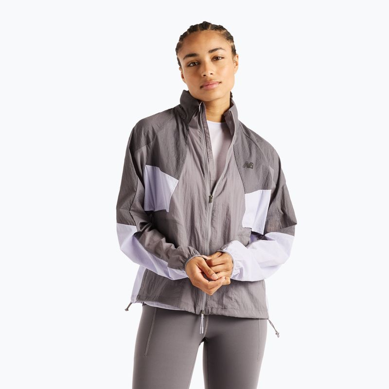 Moteriška bėgimo striukė New Balance Reflective RC Jacket neptune grey