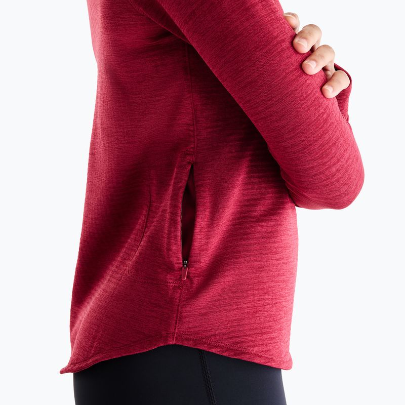 Moteriški bėgimo marškinėliai su ilgomis rankovėmis  New Balance Athletics Heat Grid 1/2 Zip podium red 7