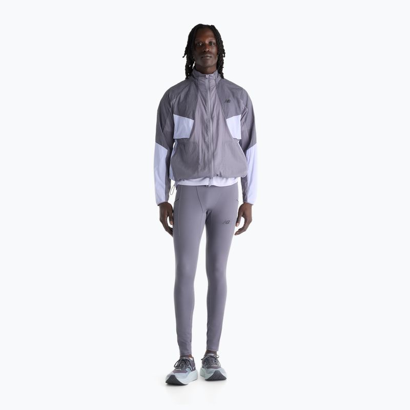 Vyriška bėgimo striukė New Balance Reflective RC Jacket off-line grey/smoked violet 2