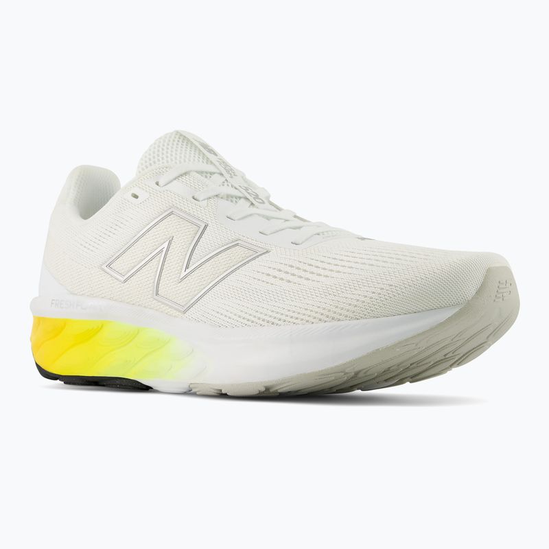 Vyriški bėgimo batai New Balance Fresh Foam 520's V9 white/silver metallic/satsuma orange