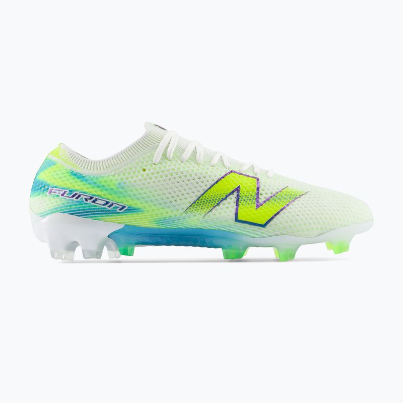 Futbolo bateliai New Balance Furon Elite V9 FG white/alkaline green 2
