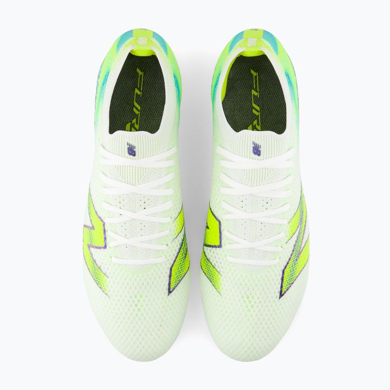 Futbolo bateliai New Balance Furon Elite V9 SG white/alkaline green 5