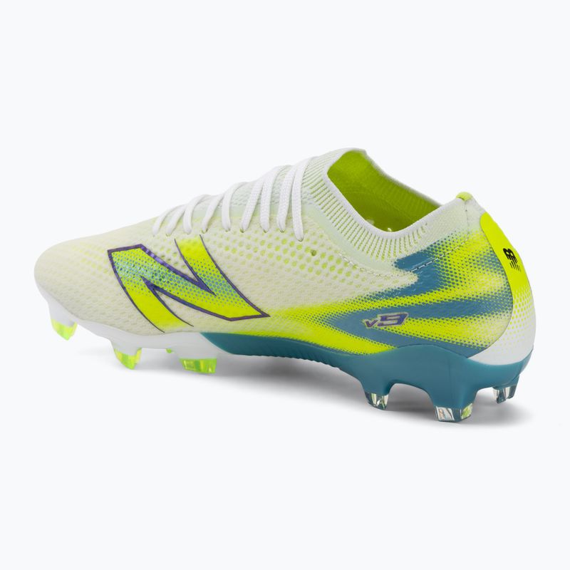 Futbolo bateliai New Balance Furon Pro V9 FG white/alkaline green 3