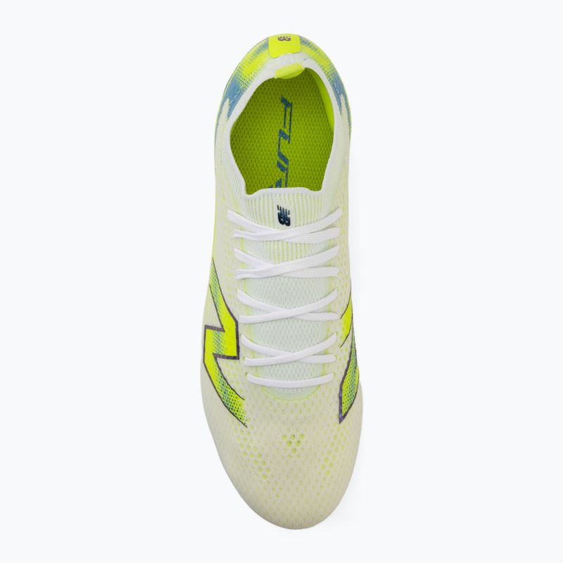 Futbolo bateliai New Balance Furon Pro V9 FG white/alkaline green 5
