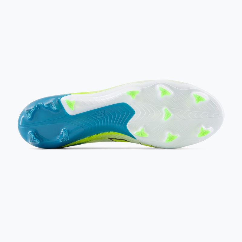 Futbolo bateliai New Balance Furon Pro V9 FG white/alkaline green 5